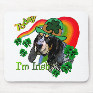 Bluetick Coonhound St Patricks Mouse Pad