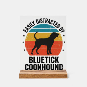 Bluetick Coonhound Vintage Dog Lover Shirt Design_ Acrylic Sign