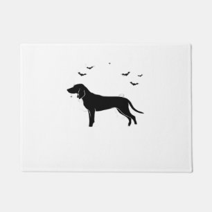 Bluetick Dog – Halloween Moon Silhouette Classic T Doormat