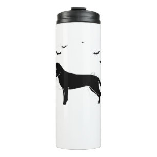 Bluetick Dog – Halloween Moon Silhouette Classic T Thermal Tumbler