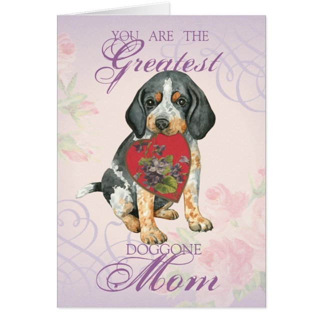Bluetick Heart Mum Card (Front)
