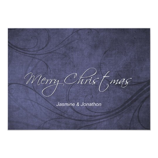 Bluetone 5x7 Photo Christmas Cards