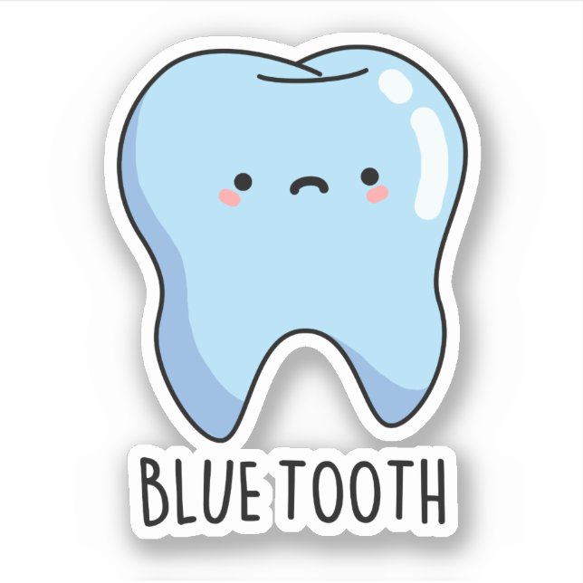 Bluetooth Funny Technical Blue Tooth Pun  (Front)