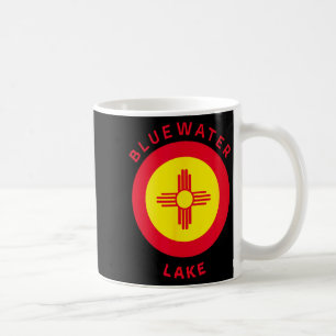 Bluewater Lake State Park New Mexico Nm Flag Zia S Coffee Mug