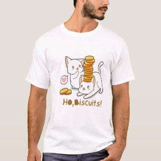 Bluey Oh Biscuits Cat Cartoon tshirt