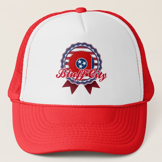 Bluff City, TN Trucker Hat (Front)