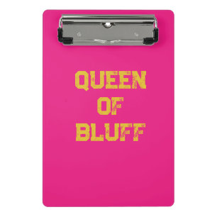Bluff Queen Mini Clipboard