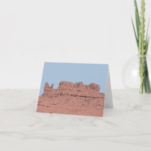 Bluff, Utah Illustration Thank You Card