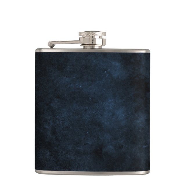 Bluish/Black Design Flask (Front)