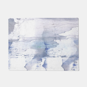 Bluish-gray art doormat
