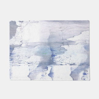 Bluish-grey art doormat