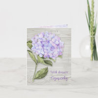Bluish purple hydrangea Sympathy