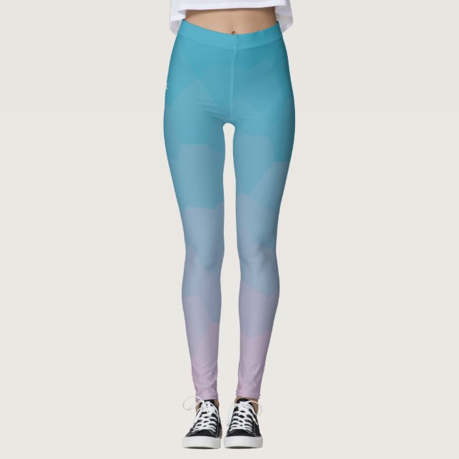 Bluish Purple  Leggings (Front)