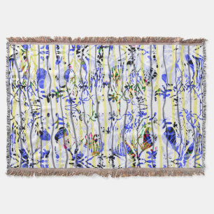 Bluish Throw Blanket