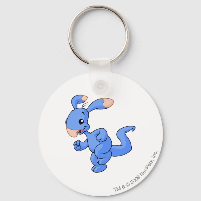 Blumaroo Blue Key Ring (Front)
