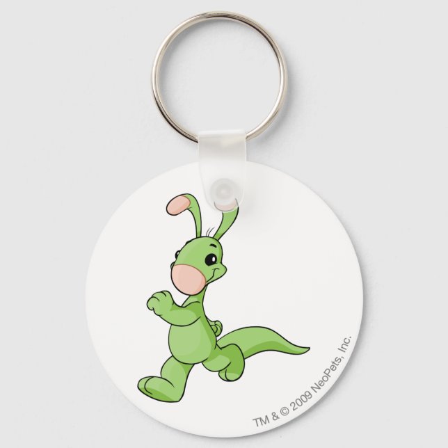 Blumaroo Green Key Ring (Front)
