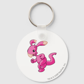 Blumaroo Pink Key Ring