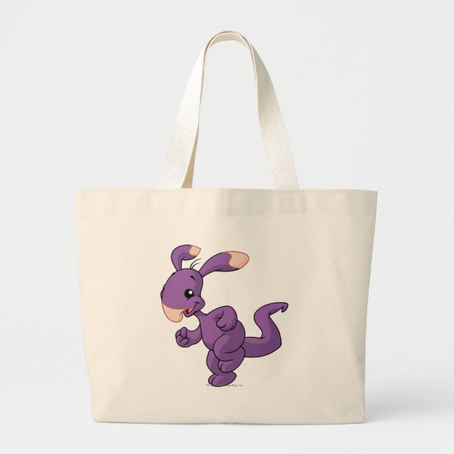 Blumaroo Purple Large Tote Bag (Front)