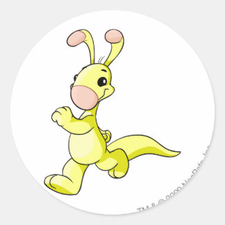 Blumaroo Yellow Classic Round Sticker