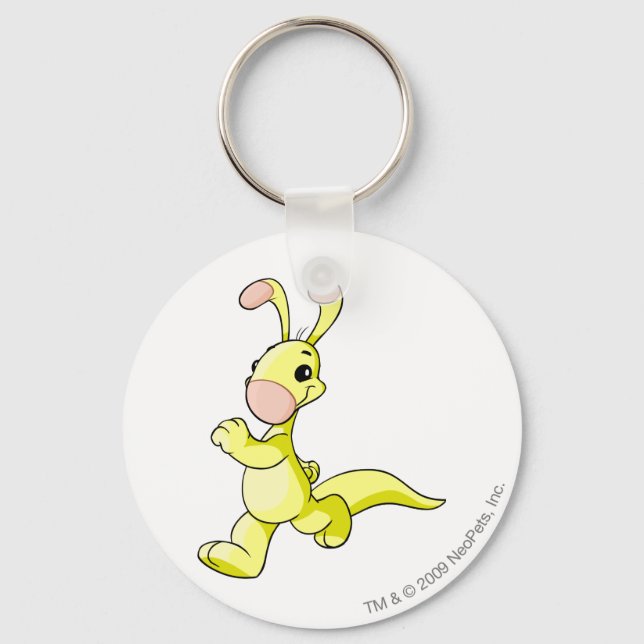 Blumaroo Yellow Key Ring (Front)