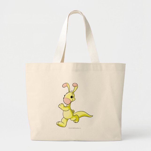 Blumaroo Yellow Large Tote Bag (Front)