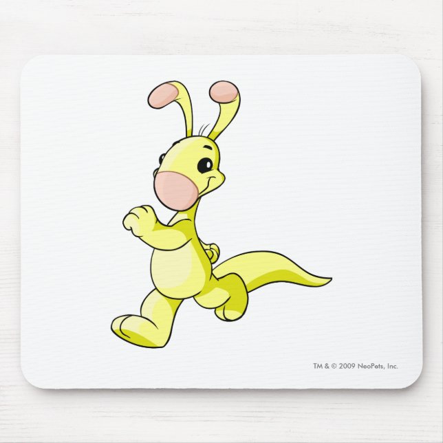 Blumaroo Yellow Mouse Pad (Front)