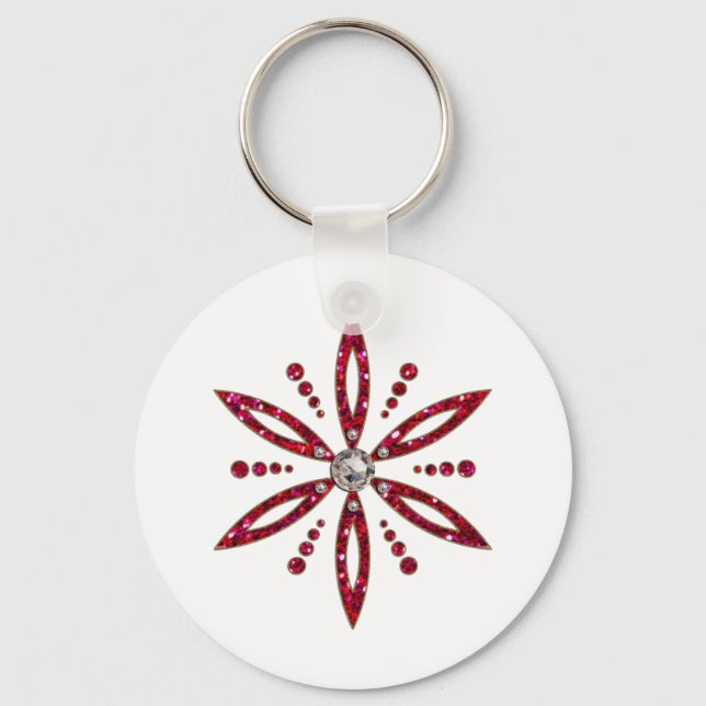 Blume des Lebens - Aphrodite Amulett Key Ring (Front)