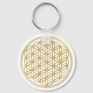 Blume des Lebens klein Key Ring