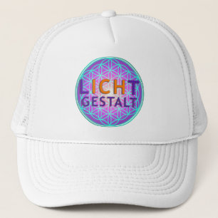 Blume Des Lebens Lichtgestalt Trucker Hat