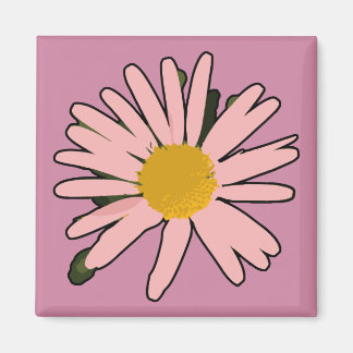 Blume Pink Blühte Magnet