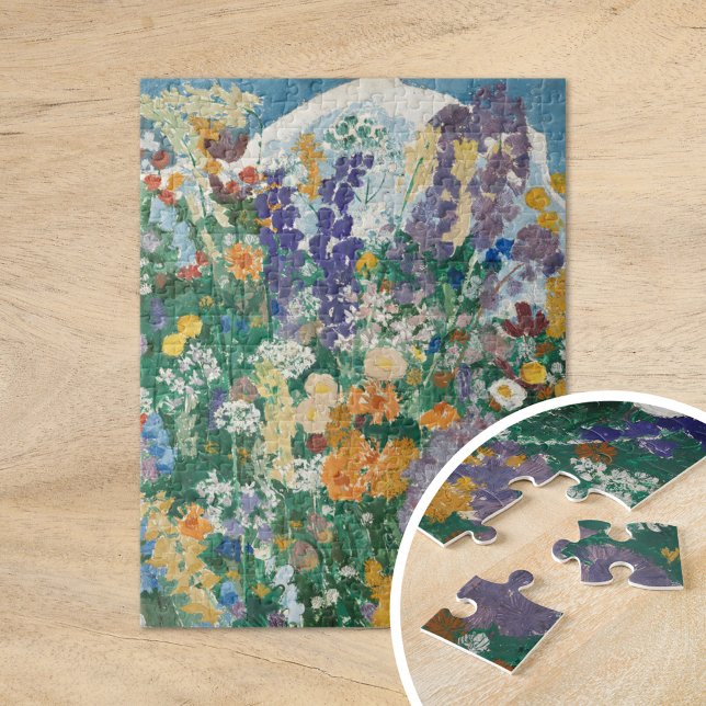 Blumen am Berg | August Babberger Jigsaw Puzzle (Creator Uploaded)