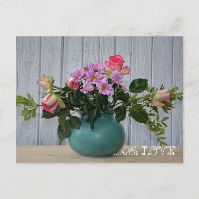 Blumen für Dich ... Postcard (Front)