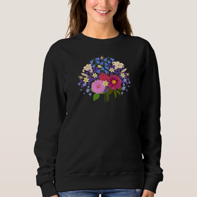 Blumenstrauss Black Sweatshirt (Front)