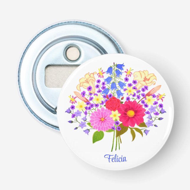 Blumenstrauss White Bottle Opener (Front)