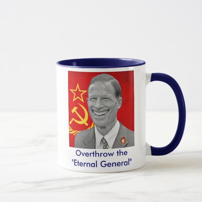 Blumenthal -Overthrow the "Eternal General" (blue) Mug (Right)
