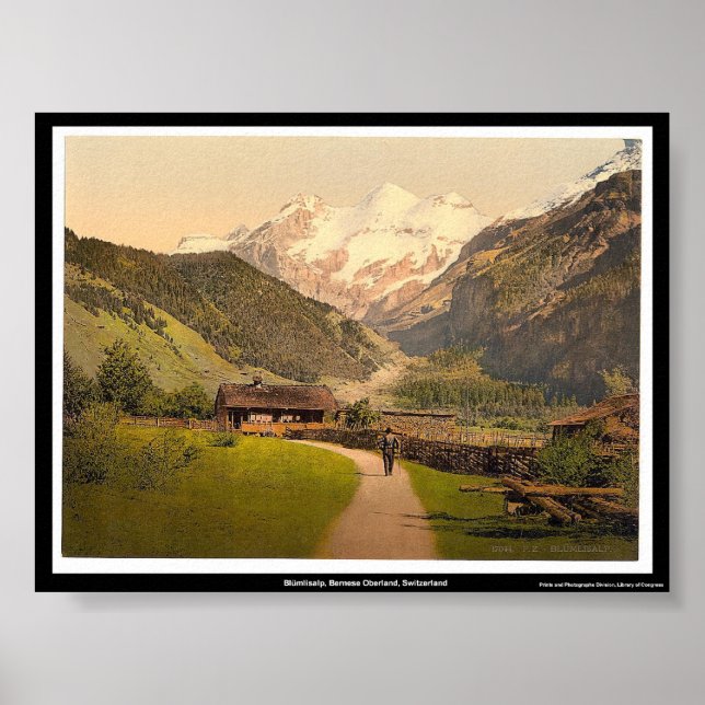 Blümlisalp, Bernese Oberland, Switzerland Poster (Front)
