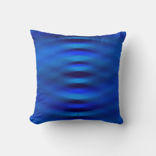 Blur Drop of Water Creating Ripples Cushion