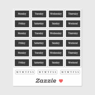 Blurbs. Days Of The Week - Mono