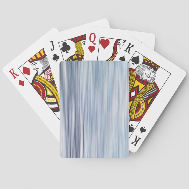 Blured strips pattern playing cards (Back)