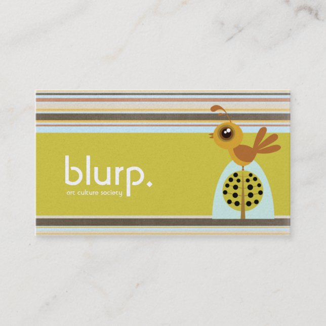 Blurp Partridge Business Cards (Front)
