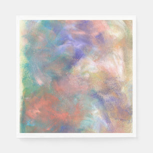 Blurred Abstract Paint Pattern Napkin
