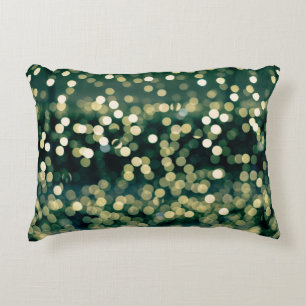 Blurred background. The festival holiday. abstract Decorative Cushion