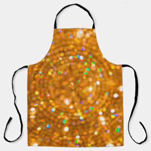 Blurred bokeh christmas golden luxury. apron