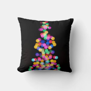 Blurred Christmas Lights Cushion