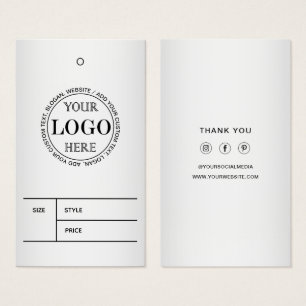Blurred Grey Background Custom Logo Business Price