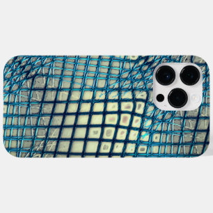 Blurred grey cyan similar to tangle of fishing net Case-Mate iPhone 14 pro max case