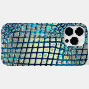 Blurred grey cyan similar to tangle of fishing net Case-Mate iPhone 14 pro max case