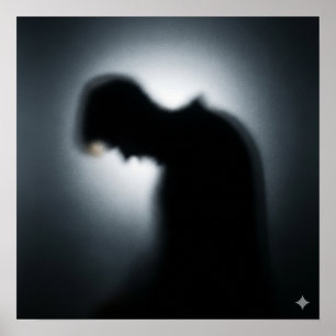 Blurred Silhouette Poster