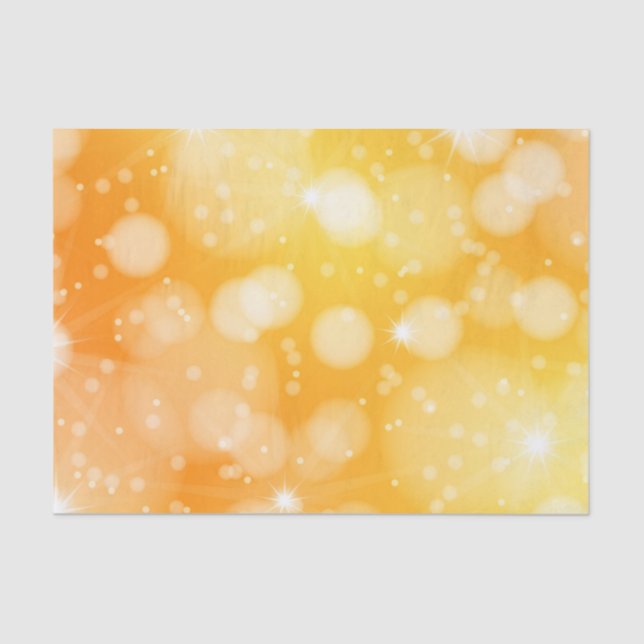 Blurred sunshine bubbles pattern tissue paper (Front)