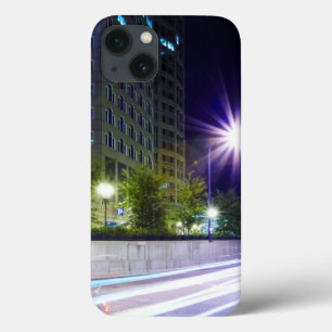 Blurred Traffic at Night iPhone 13 Case